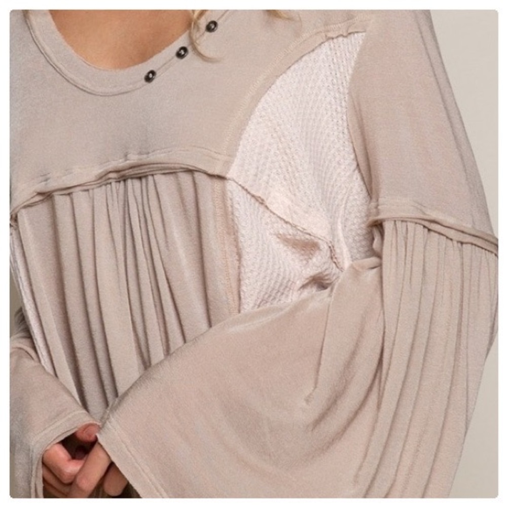 POL Soho Radiant Felt Soft Oversized Knit Top - Picture 8 of 12